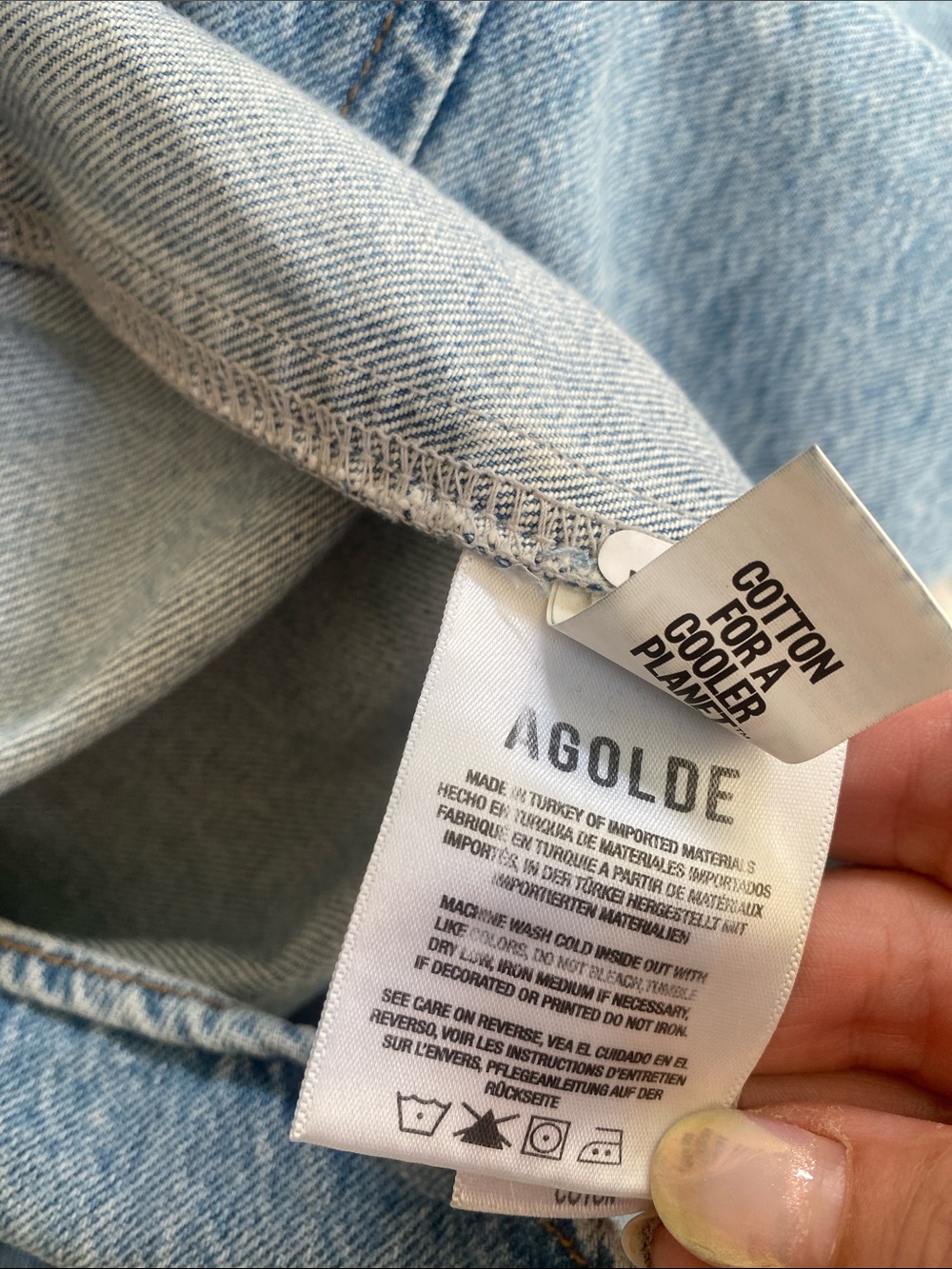 AGOLDE |  Lotta Shirt Size M - Picture 8 of 9